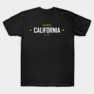 PASADENA REPUBLIC GOLD ON WHITE by Mistah Wilson T-Shirt